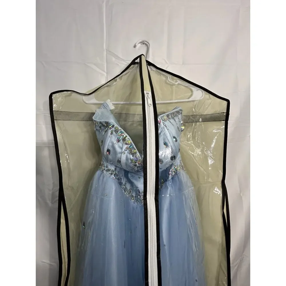 Garment Bag Suit Dress Cover Protector Storage Closet Organizer Beige